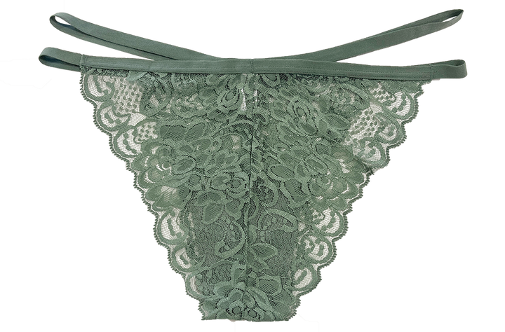 Lace Cheeky with Elastic Straps, XS-2X