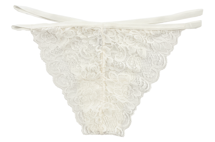 Lace Cheeky with Elastic Straps, XS-2X