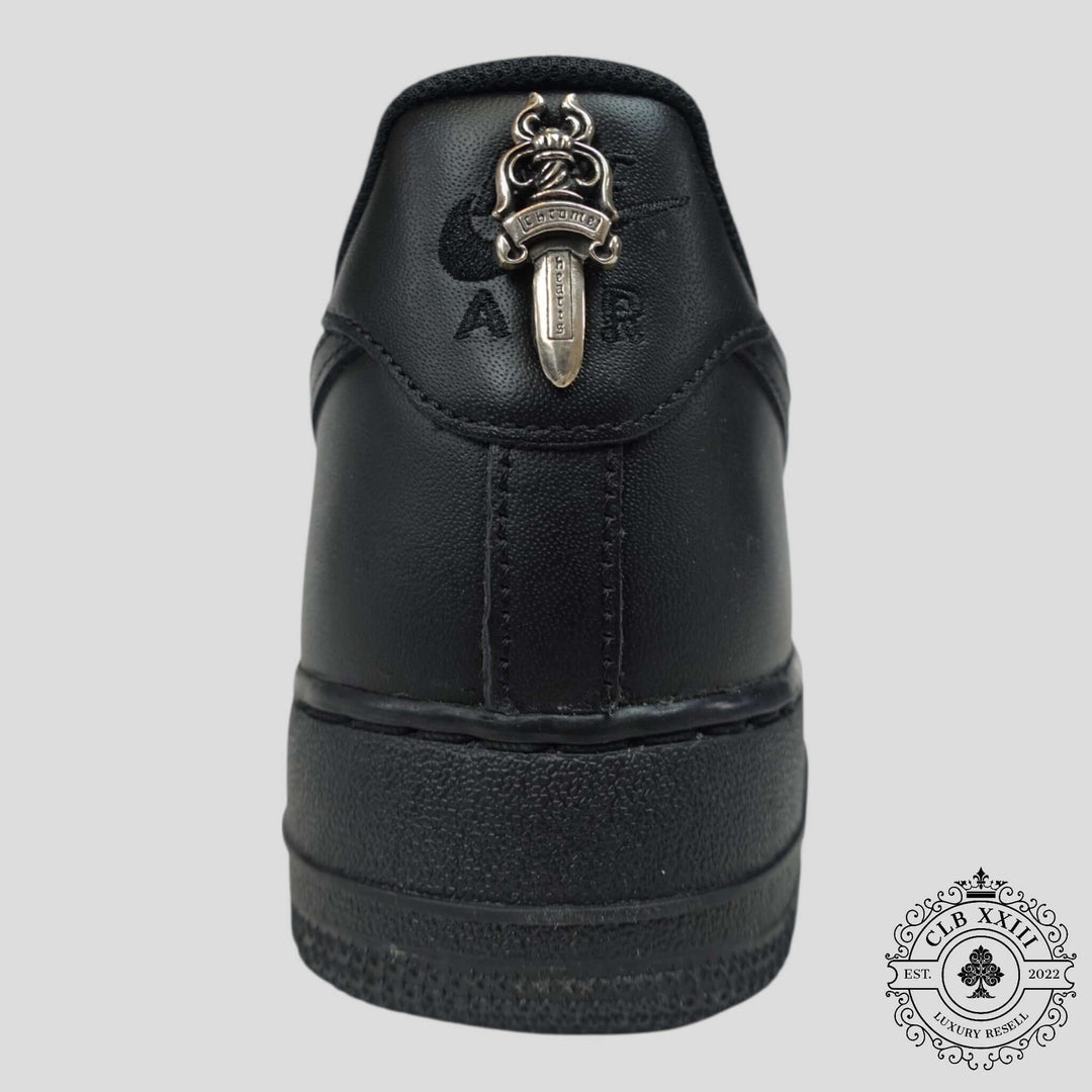 Chrome Hearts Nike Air Force 1 Low in Black