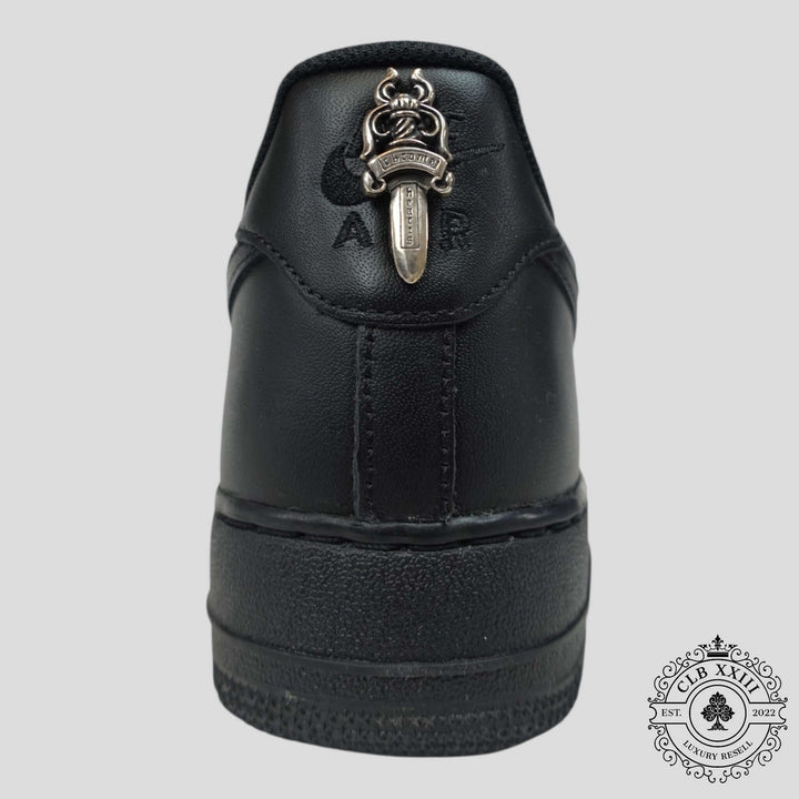 Chrome Hearts Nike Air Force 1 Low in Black