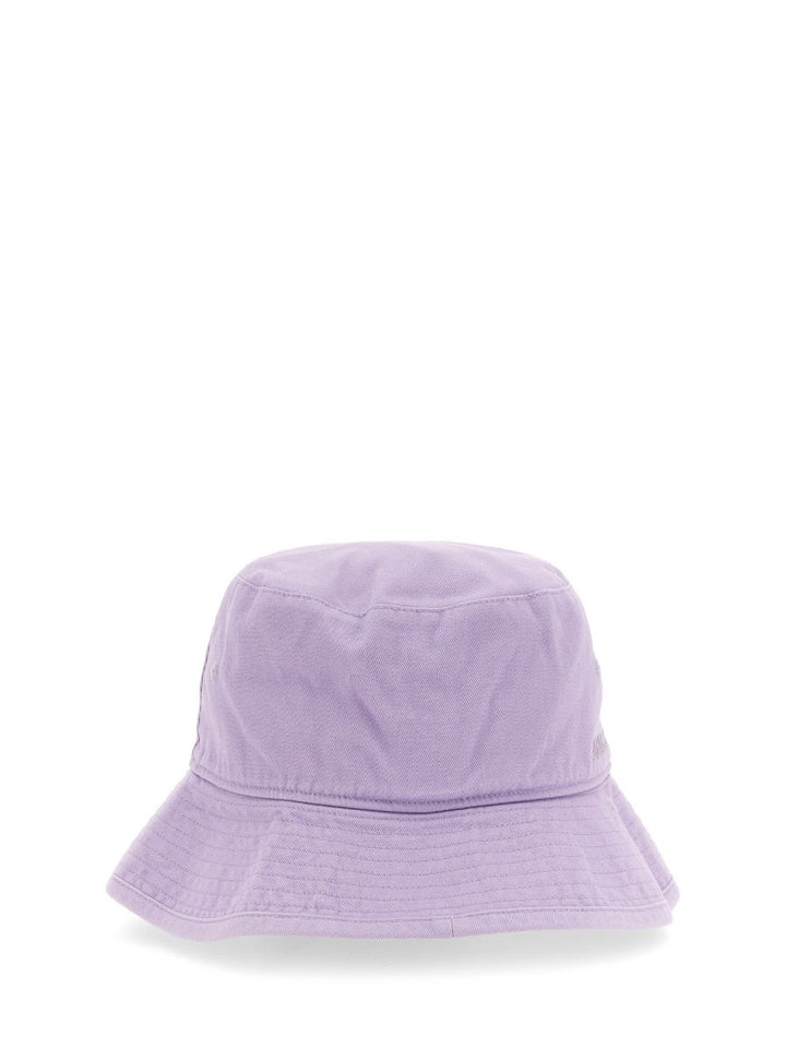 ACNE STUDIOS Cotton Bucket Hat with Contrast Stitching