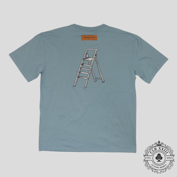 Louis Vuitton Multi Tool Embroidered Tee in Blue