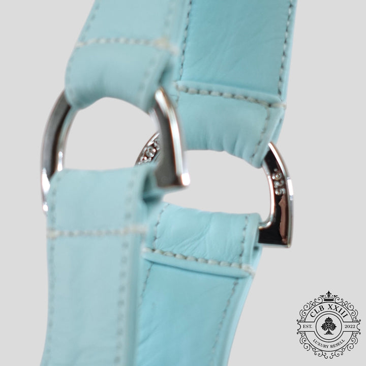 Chrome Hearts Star Patch Nip & Tuck Bag in Blue