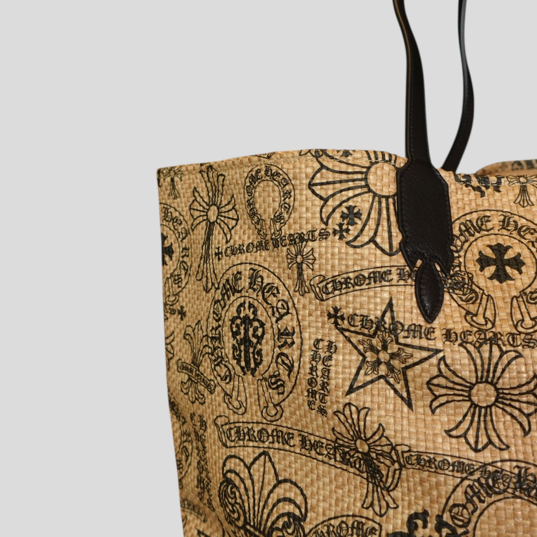Chrome Hearts Stencil Beach Bag in Tan