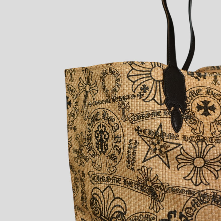 Chrome Hearts Stencil Beach Bag in Tan