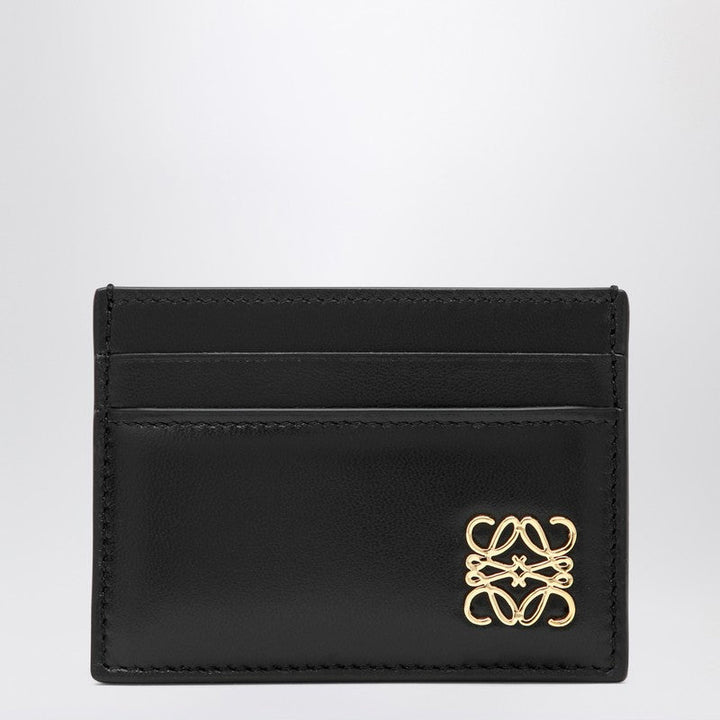 Loewe Anagram Puffer Black Card Holder Women