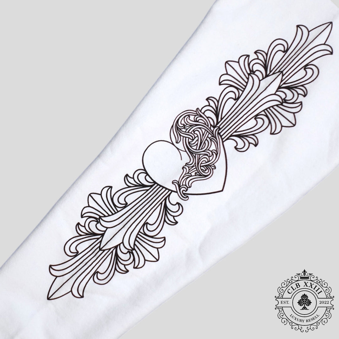 Chrome Hearts Love You Crewneck in White