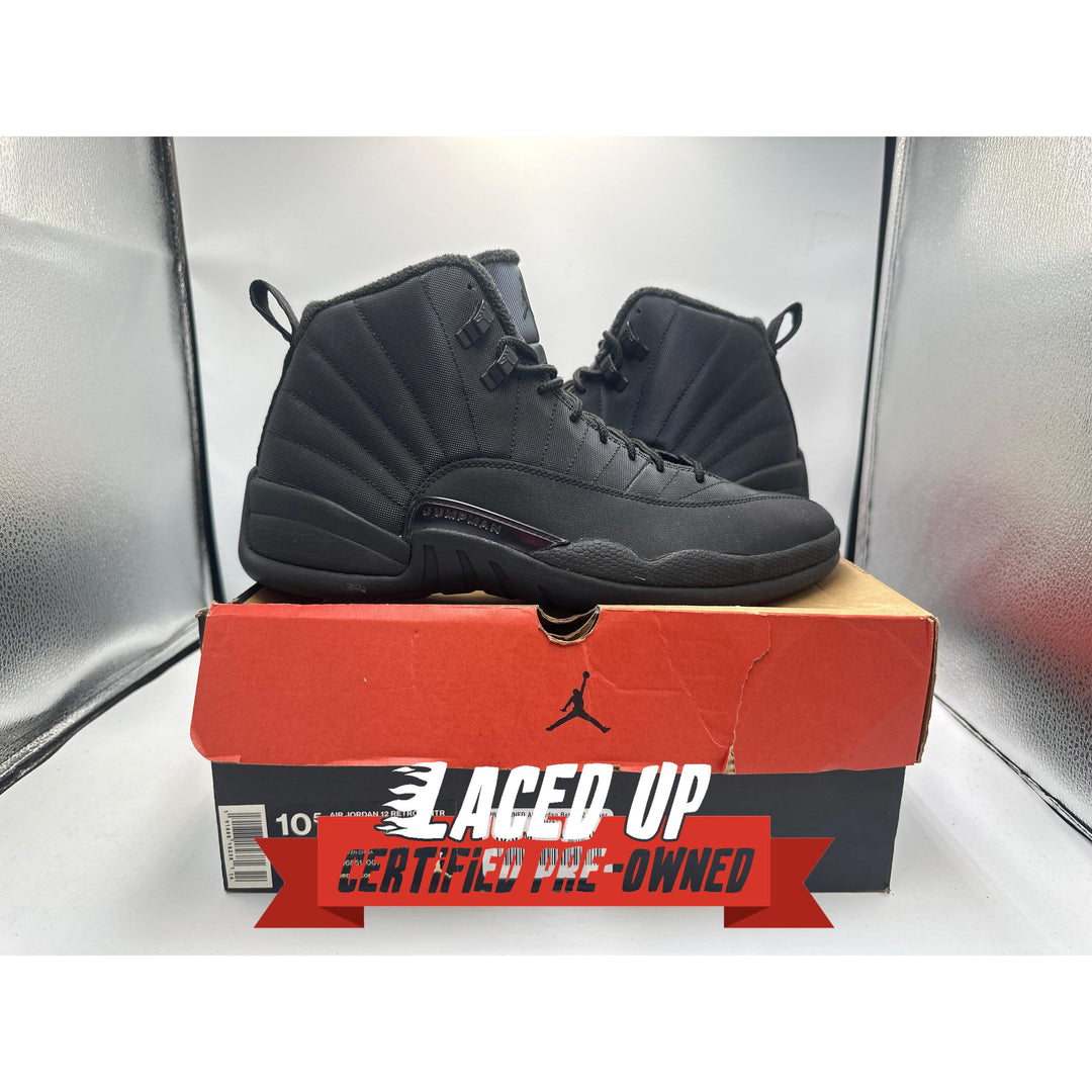PRE OWNED Air Jordan Retro 12 Winter "Black"