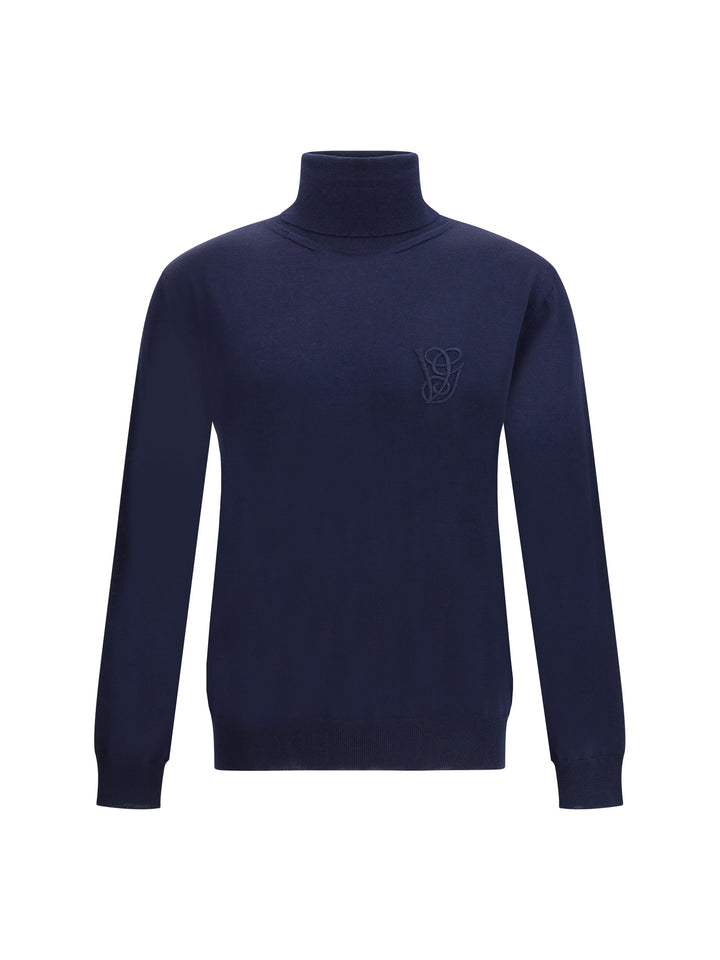 Valentino Men Virgin Wool Turtleneck Sweater