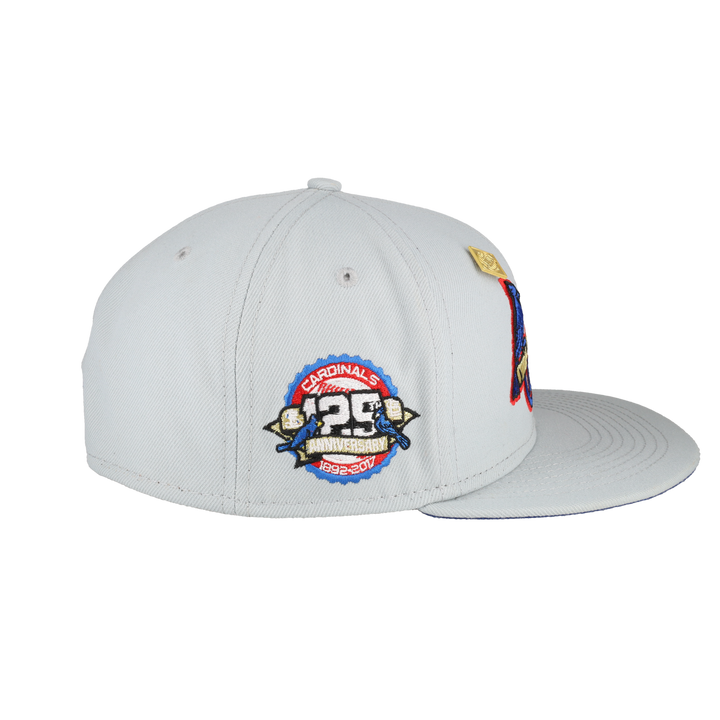 St. Louis Cardinals 125th Anniversary Side Patch 59Fifty Fitted Hat