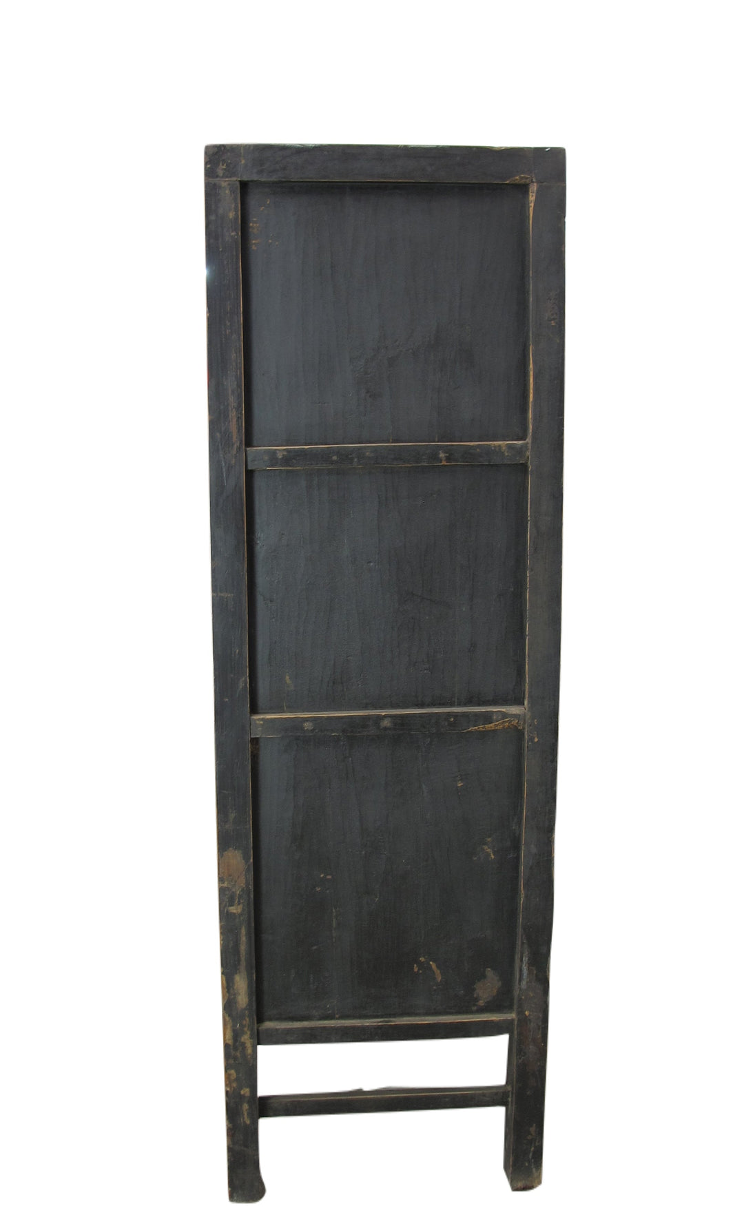 Red Antique Chinese Chinoiserie Style Cabinet