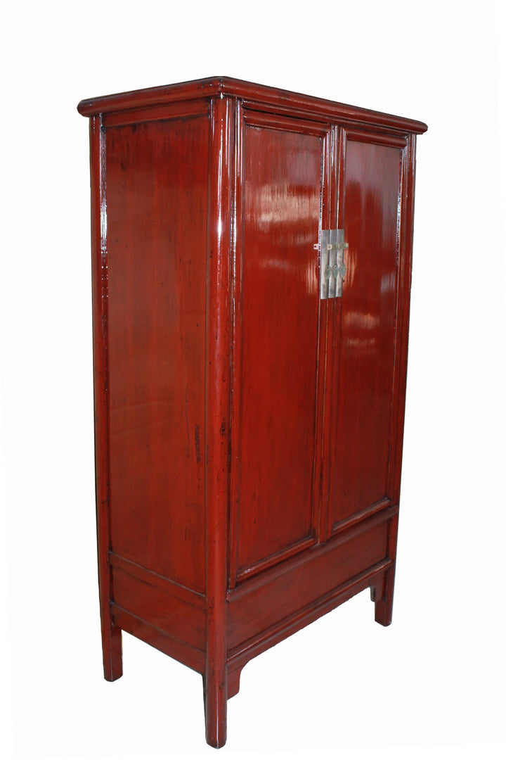 Red Lacquer Noodle Cabinet