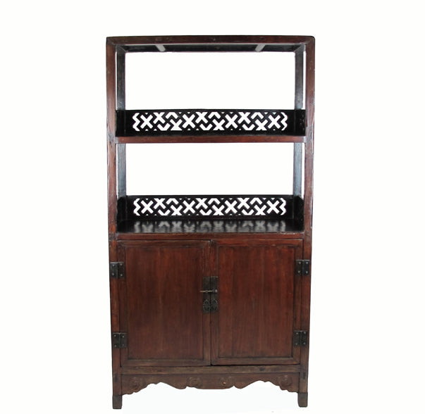 Lattice Book Cabinet