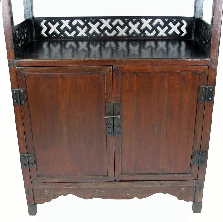 Lattice Book Cabinet