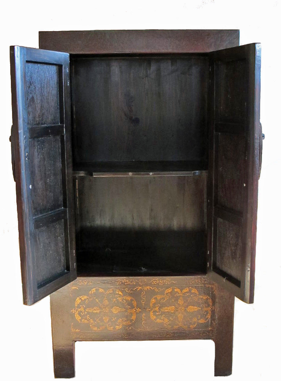 Chinese Antique  Chinoiserie-Style Cabinet