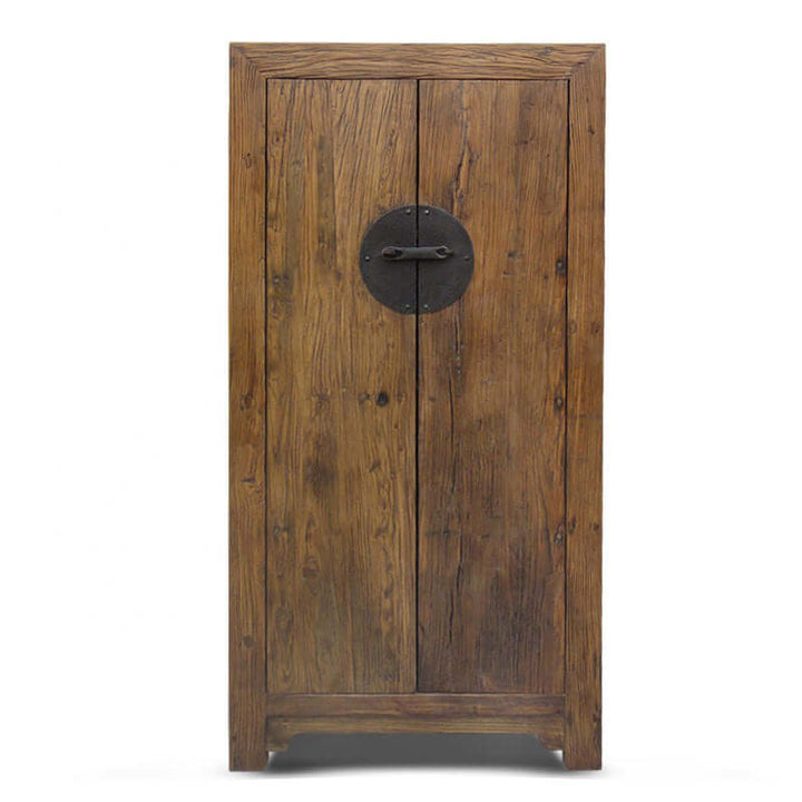 Square-corner Elm Cabinet