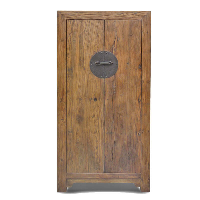 Square-corner Elm Cabinet