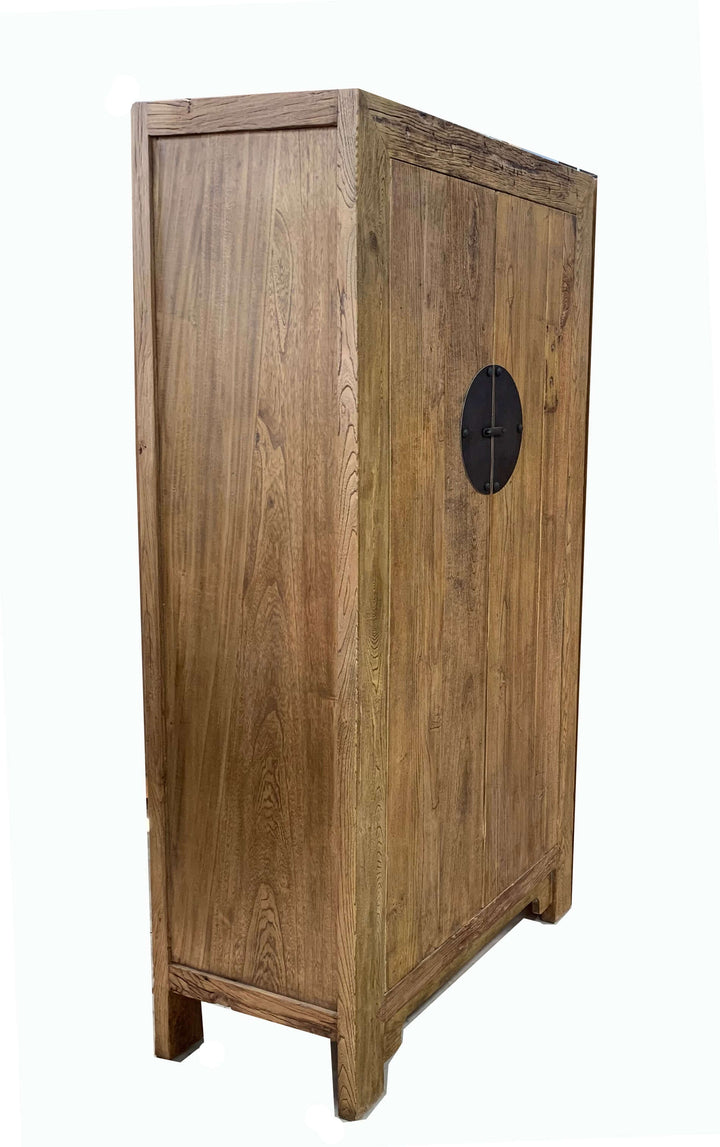 Square-corner Elm Cabinet