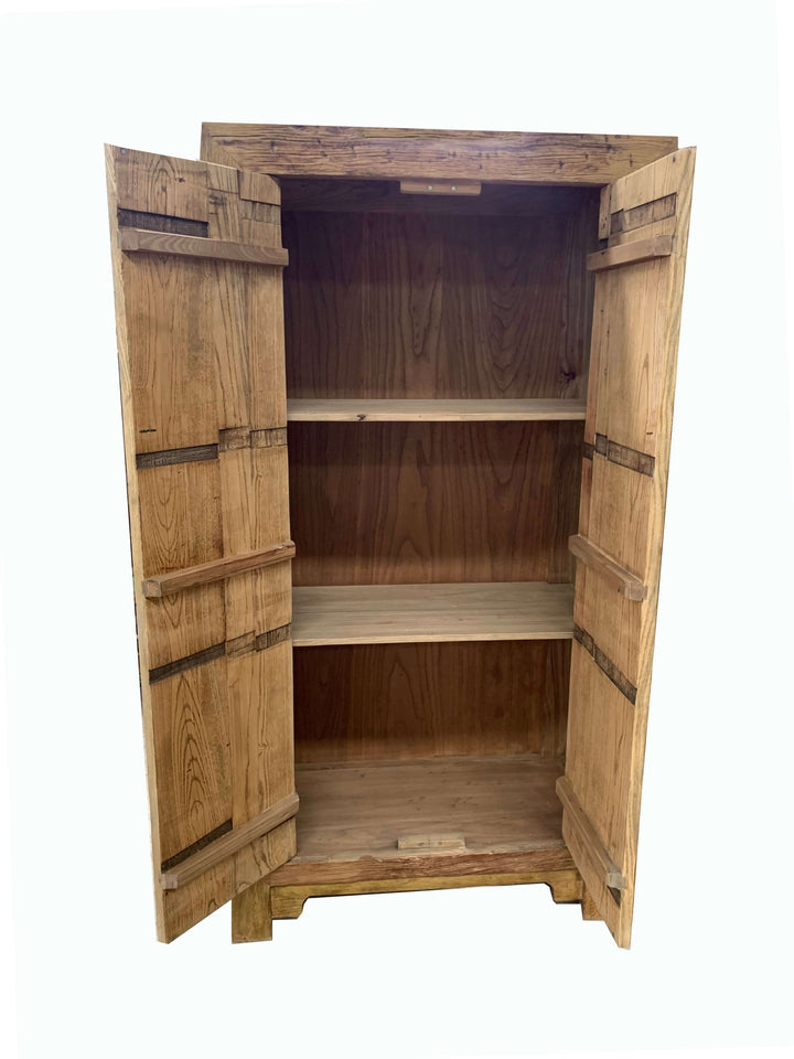 Square-corner Elm Cabinet