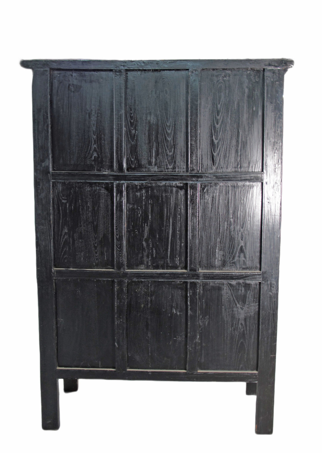 Hand Painted 80" Inch Tall Antique Chinese Cabinet