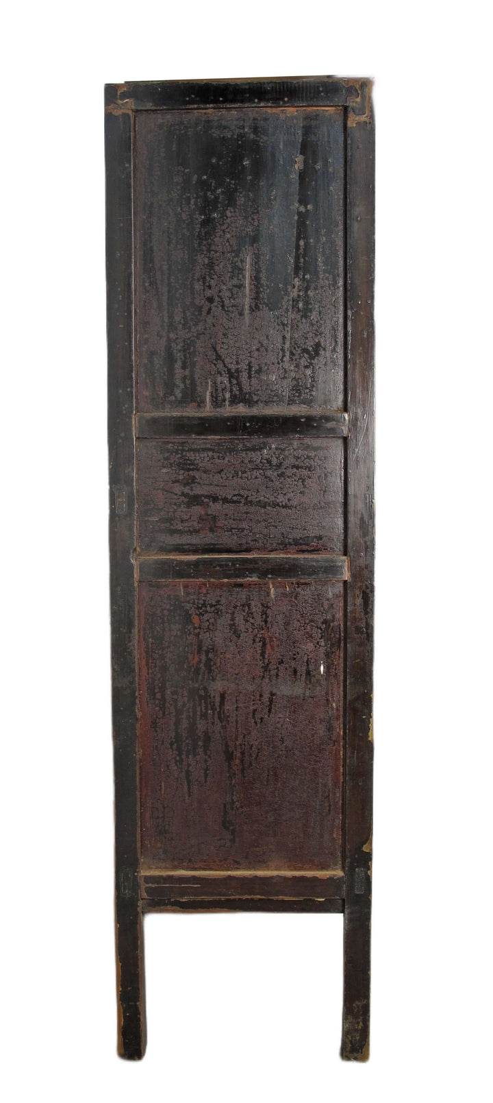 Large 84" Inch Tall  Black Chinese Antique Cabinet