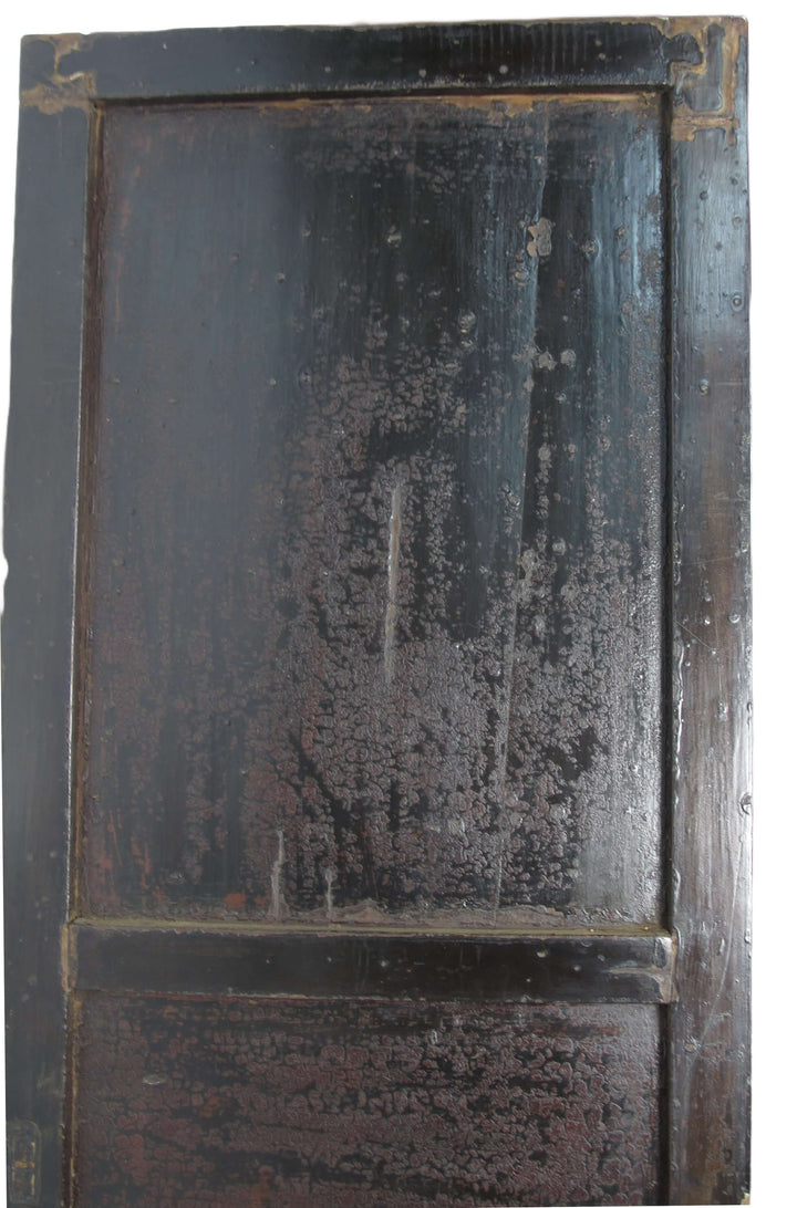 Large 84" Inch Tall  Black Chinese Antique Cabinet