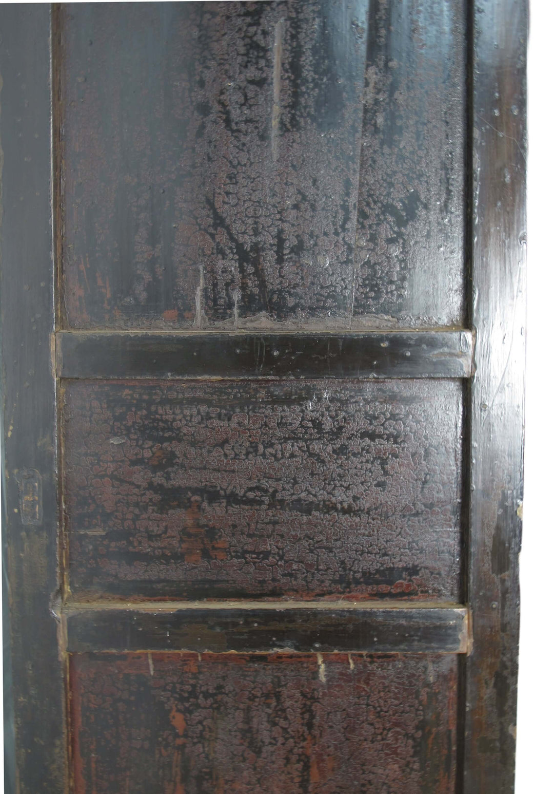 Large 84" Inch Tall  Black Chinese Antique Cabinet
