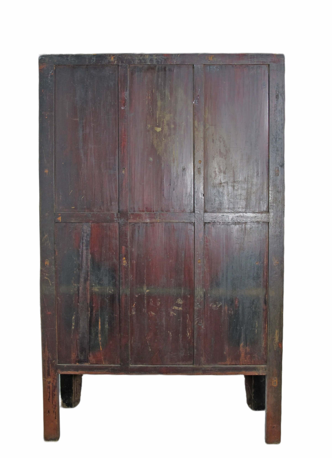 Large 84" Inch Tall  Black Chinese Antique Cabinet