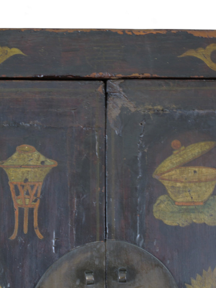 Hand Painted Antique Chinese Cabinet 1