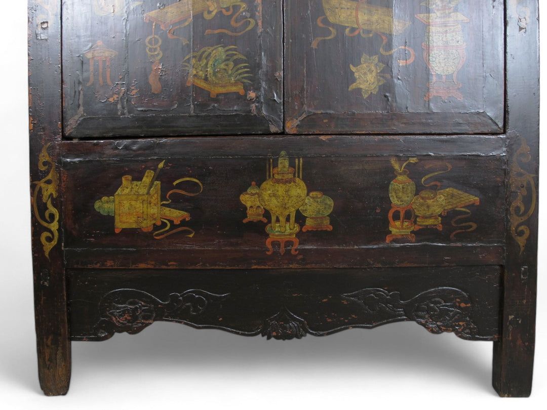 Hand Painted Antique Chinese Cabinet 1