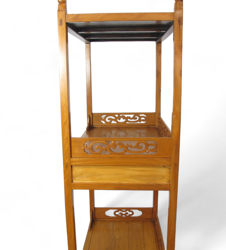 Pair Antique Chinese Etagere