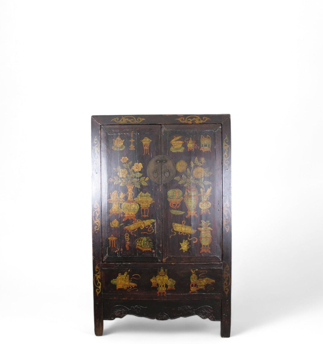 Hand Painted Antique Chinese Cabinet 1