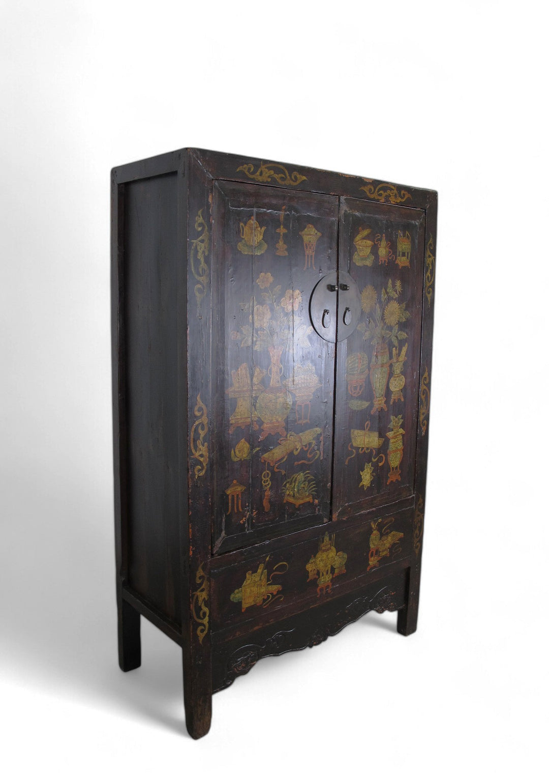 Hand Painted Antique Chinese Cabinet 1
