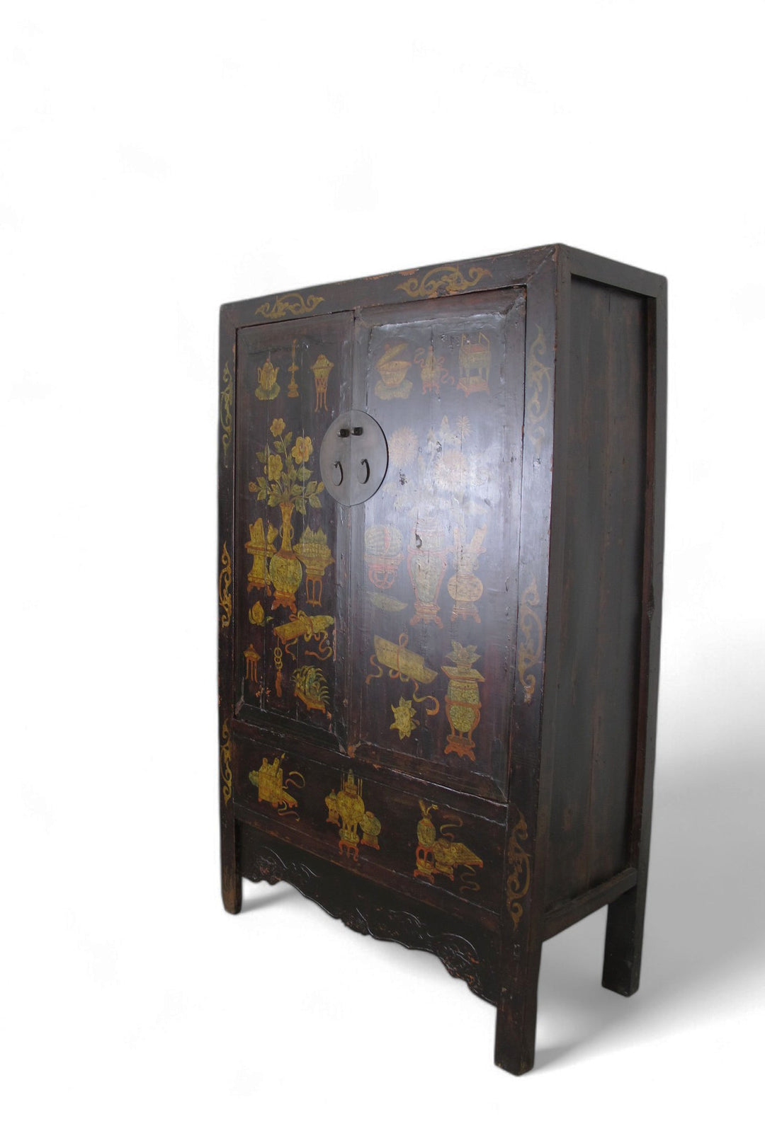 Hand Painted Antique Chinese Cabinet 1