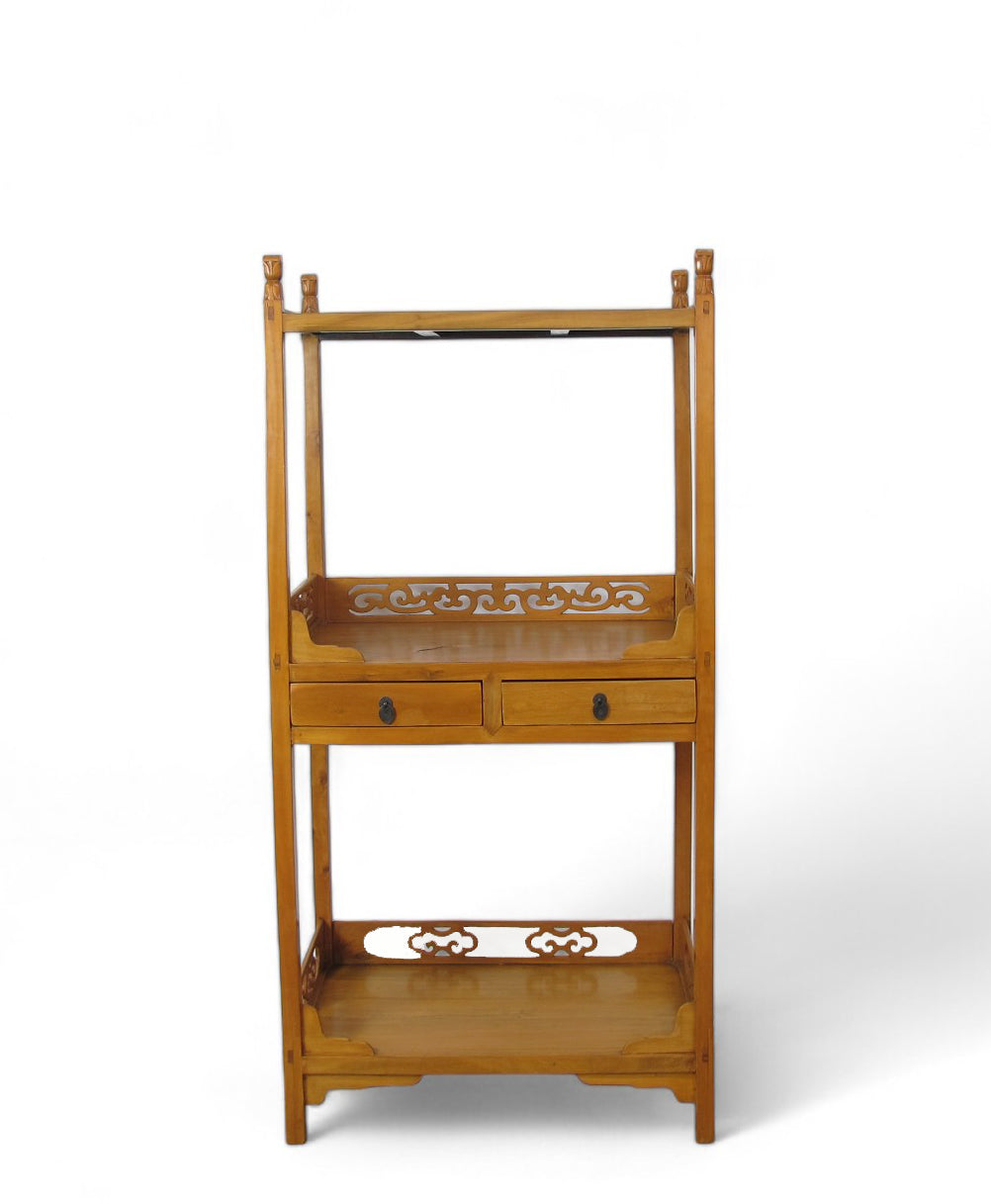 Pair Antique Chinese Etagere