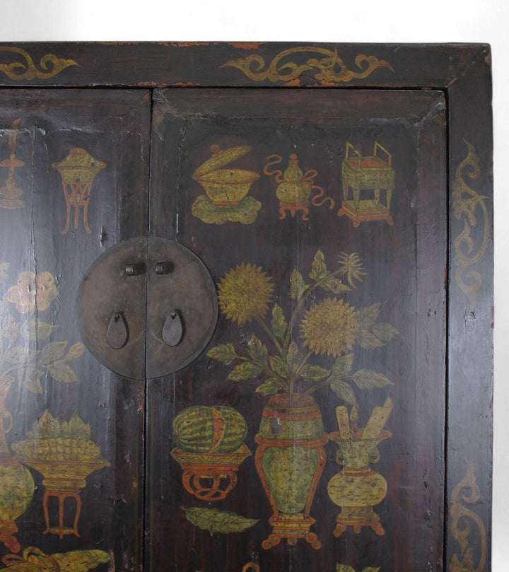 Hand Painted Antique Chinese Cabinet 1