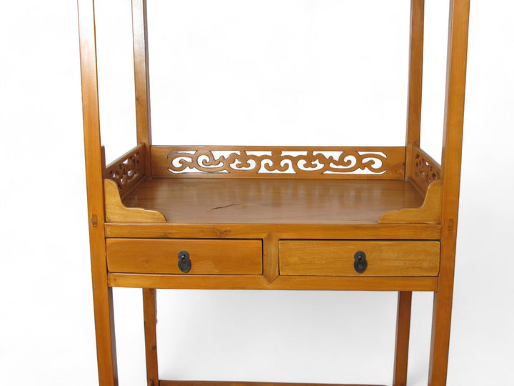 Pair Antique Chinese Etagere