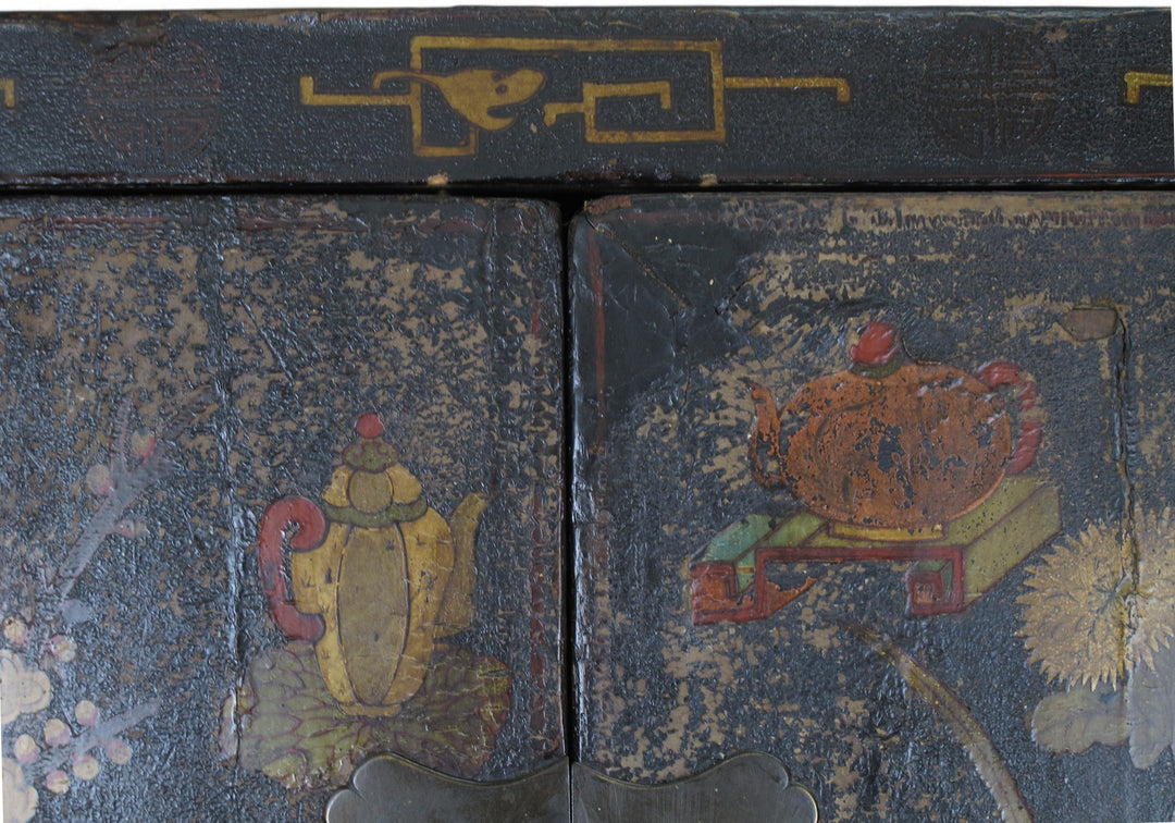 Hand Painted Antique Chinese Cabinet 2