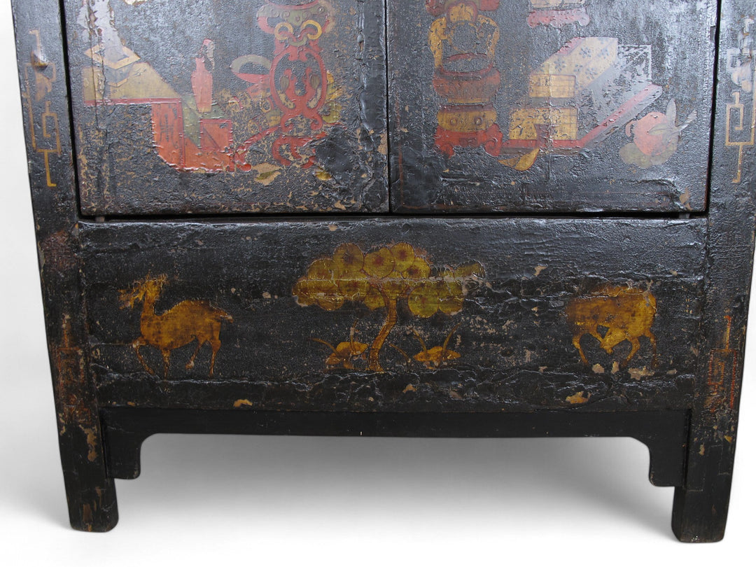 Hand Painted Antique Chinese Cabinet 2