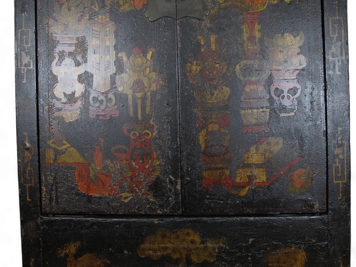 Hand Painted Antique Chinese Cabinet 2