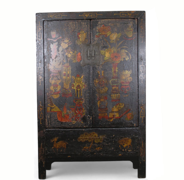Hand Painted Antique Chinese Cabinet 2