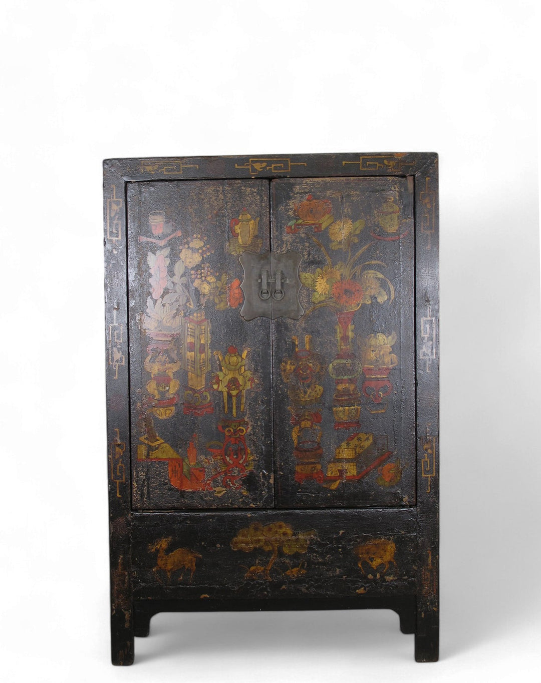 Hand Painted Antique Chinese Cabinet 2