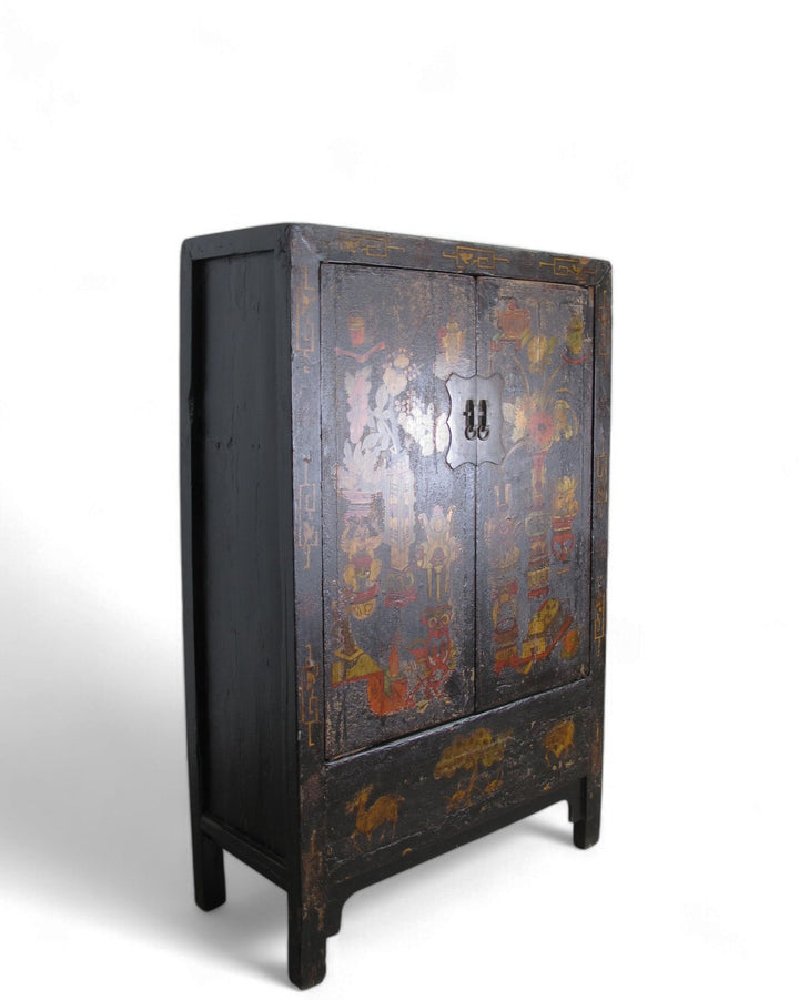 Hand Painted Antique Chinese Cabinet 2