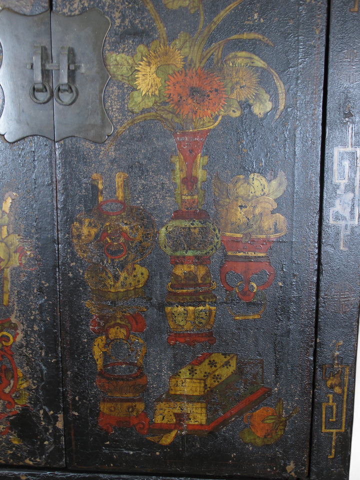 Hand Painted Antique Chinese Cabinet 2