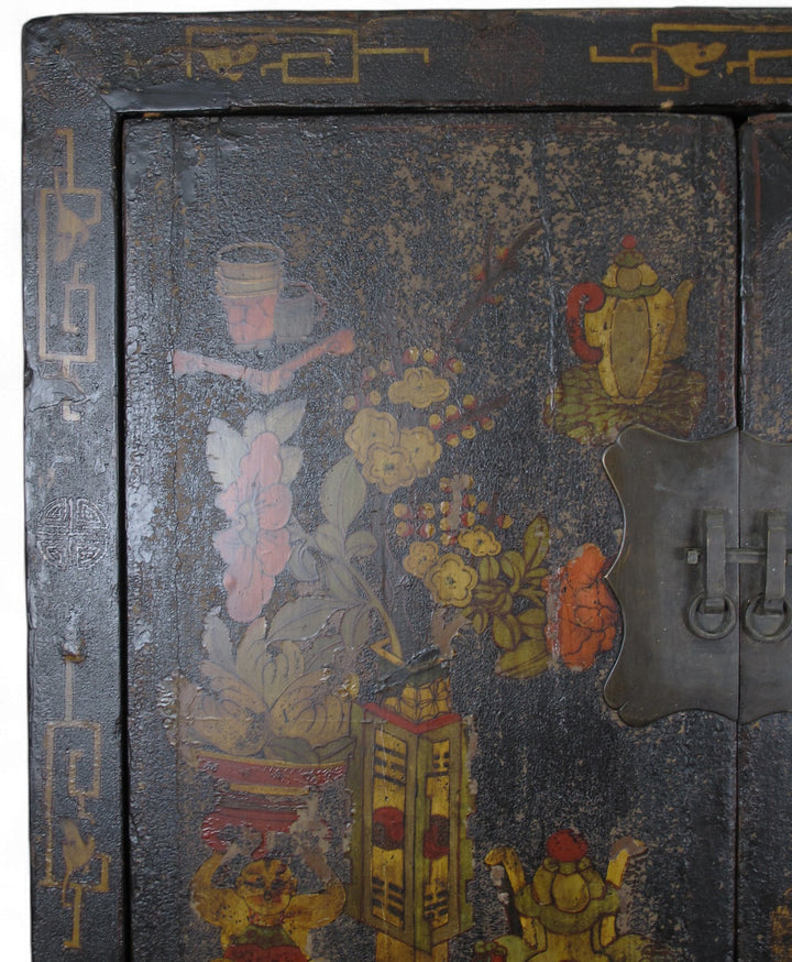 Hand Painted Antique Chinese Cabinet 2