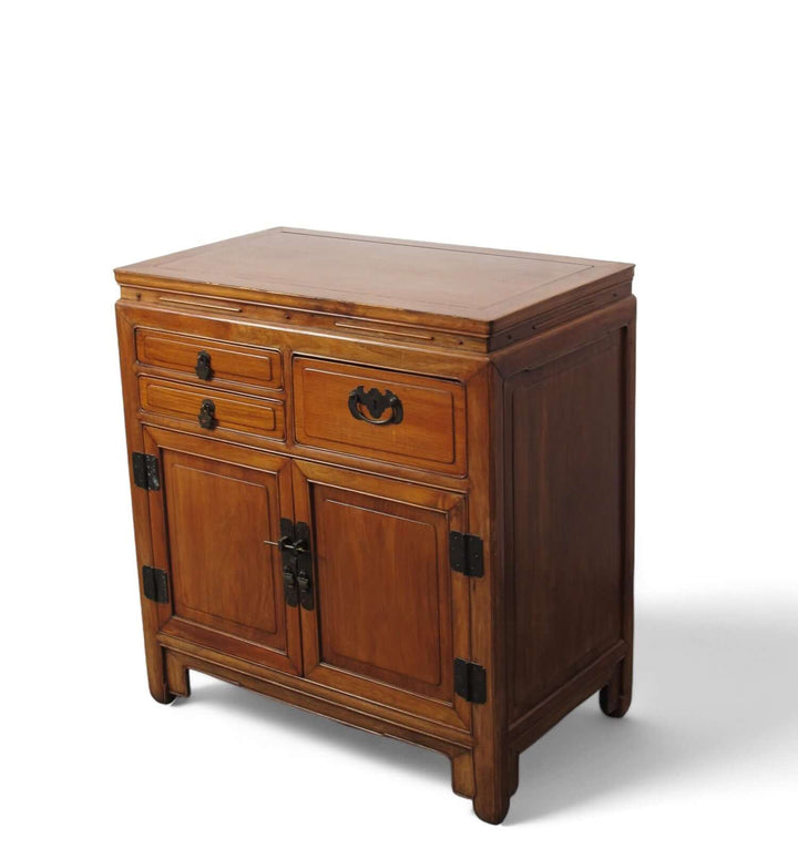 Antique Chinese Blackwood Chest with 3 Drawers