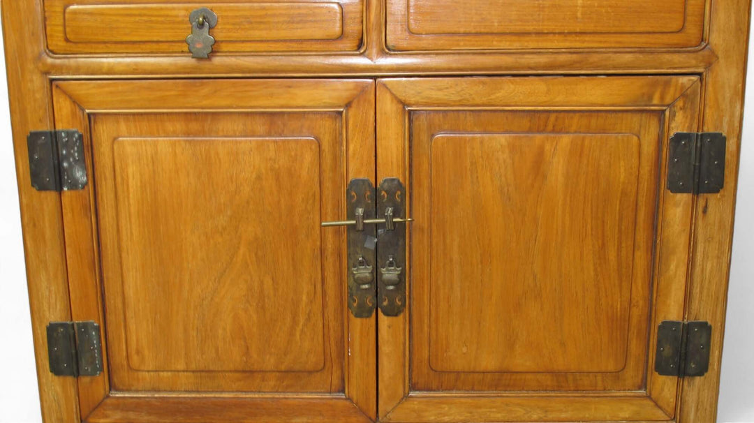 Antique Chinese Blackwood Chest with 3 Drawers