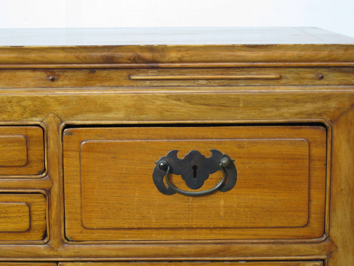 Antique Chinese Blackwood Chest with 3 Drawers