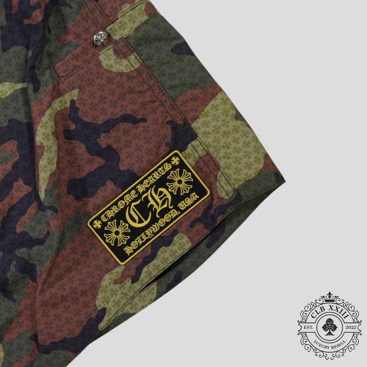 Chrome Hearts Board Shorts in Camo