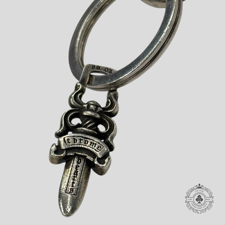 Chrome Hearts Fancy Link Dagger Keychain